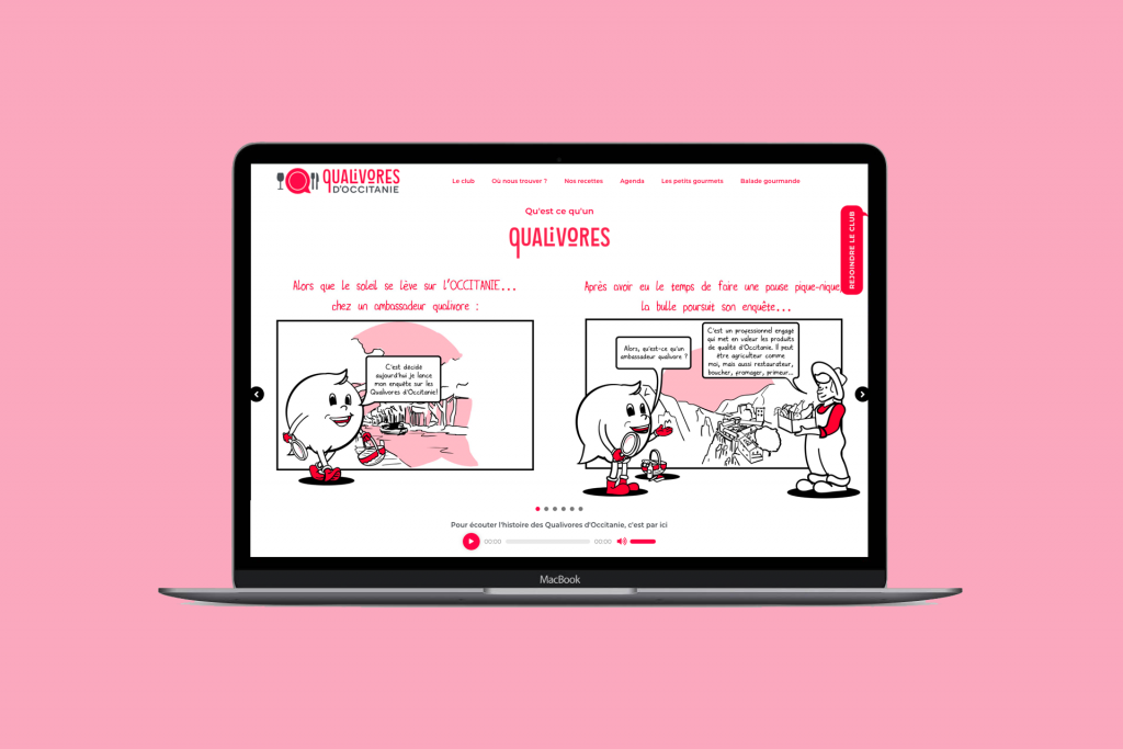 Site web Les Qualivores d'Occitanie